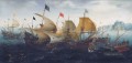 Aert Anthonisz die Schlacht von Cadix 1608 Seeschlachten